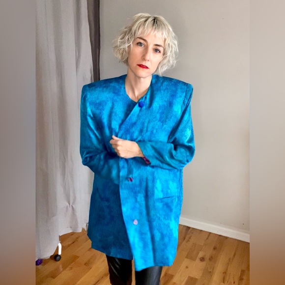 Vintage Flora Kung Silk Jacket - Picture 7 of 14